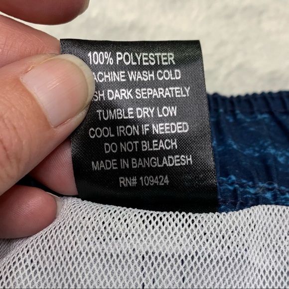 Jake Austin Red, White and Blue Swim Trunks - Picture 6 of 6